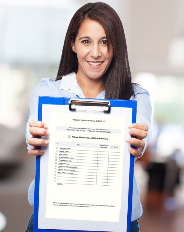 BNB Supplies Checklist Templates - FREE Printable Worksheets