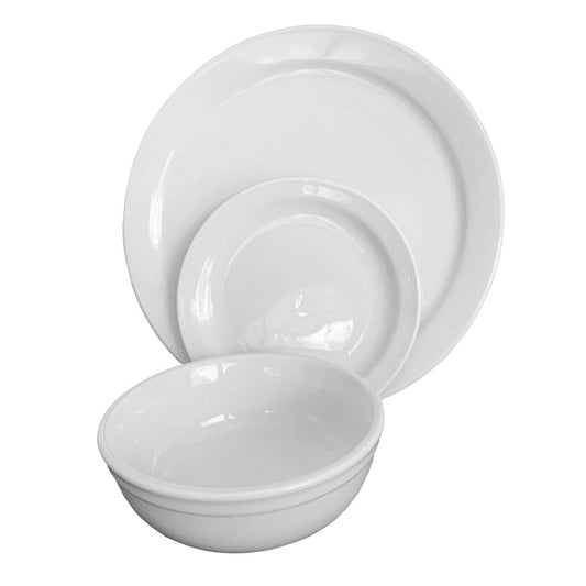 Porcelain Restaurant Dinnerware (4 Pack)
