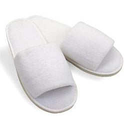 White Terry Spa Slippers